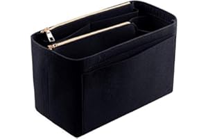 YXBQueen Handtaschen Organizer Filz Taschenorganizer für Frauen Handtasche Reißverschluss-Tasche Taschenorganizer Filz