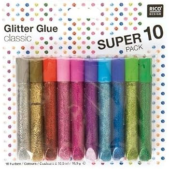 Art Glitter Metall-Spitze – Ultrafein, Für Glitzer-Kleber, Inkl. Halter