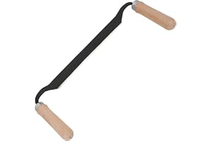 KOTARBAU® Dragkniv - Barkkniv - för Träbearbetning - Kolstål - 220 mm - Svart - Rak Dragkniv - Ergonomiska Trähandtag