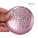 15ML Empty Round Foundation Make-up Powder Puff Box Case Container Compact with Mirror Rose Gold