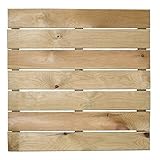 Medidas: 50x50 cm. Papillon 8044840 Loseta Madera Autoclave 50x50 cm.