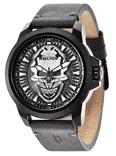 Police Herren-Armbanduhr Analog Quarz P14385JSB-57 Police Herren-Armbanduhr Analog Quarz P14385JSB-57