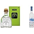 PATRÓN Silver Premium Tequila, Made from the Finest 100% Weber Blue Agave, Handcrafted in Small Batches in Mexico, 40% ABV, 70cl / 700ml & GREY GOOSE Premium French Vodka