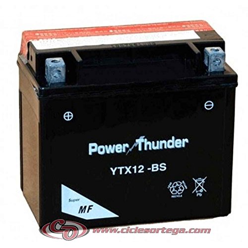 Power Thunder - Batería YTX12-BS [0612971P]