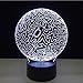 Produktbild Usb Touch Nachtlicht Anzahl Ball Muster Hohe Durchlässigkeit Acryl Pane Lustige Tischlampe Veränderbare Farben Deco 3D Led Lampe Raumdekoration