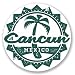 Produktbild 2 x Cancun Mexiko Vinyl Aufkleber Aufkleber Laptop Reise Gepäck Auto Ipad Schild Fun # 5099 - 10cm/100mm Wide