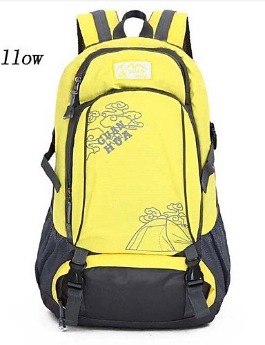 ZQ 40L L Rucksack Camping & Wandern / Reisen Outdoor Wasserdicht / Wasserdichter Verschluß / Atmungsaktiv Gelb / Grün / Rot / Schwarz / Blau Green
