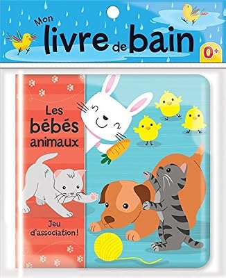 Crackboom Les bébés animaux - Mon livre de bain