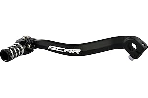 SCAR Sélecteur de vitesse anodisé Compatible avec KAWASAKI KXF 250 KX250F KX 250 KX250 09-25 - Noir