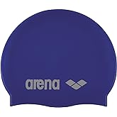 ARENA Classic Silicone Unisex Swimming Cap, Resistant and Comfortable, Hair Protection, Red