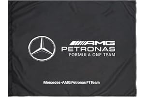 Mercedes AMG Petronas F1 Team-bandiera - Blu oltremare - Taglia unica