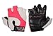XTRIM - COMFY ( S / M / L ) HOT PINK FOR WOMEN, LEATHER TRAINING GLOVES - Washable Real Leather, Durable, Double Stitched, 4-way Stretch Back Mesh, Half Finger Length, No Sweat, Extra Foam Padded, Luxurious Closure. Uses: Weight Lifting, Gym Gloves, Fitness Gloves, Work out Gloves, Palm Protection, Cross Country, Comfort, No Calluses, Grip Strength, Gift For Women. RS.275.00