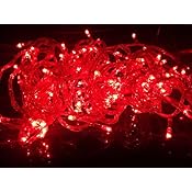 Blackberry Overseas Decorative Red Color Rice Led Lights, 15 Metre Long