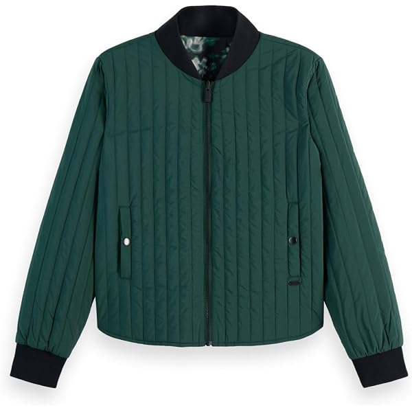 Giacca Bomber Reversibile Donna Scotch & Soda - Design Geometrico E Stile Unico