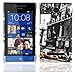 Produktbild Cadorabo 00-CDDR-HFWJ HTC 8X Handyhülle im Design Hardcase mit Aufdruck Schutzhülle Bumper Back Case Cover New York Cab