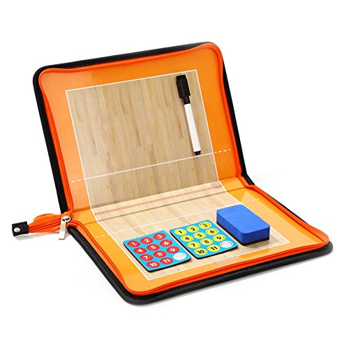 Katech Volleyball Tactics Board Portable Volleyball Stratégie Coach Tableau Ensemble de Volley-Ball équipement d'entraînement