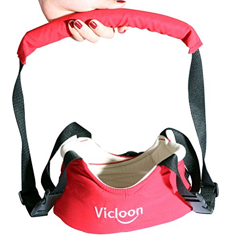 Vicloon Andador Arnés Tirantes Con Correa de Bebé Walking Rings Para Aprender A Andar Doble Función Doble Protección