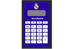 Seva Import Real Madrid Calculadoras, Unisex, Azul, Talla Única