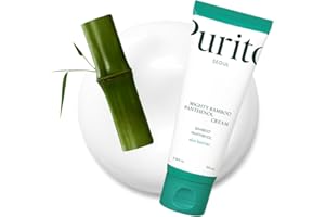 PURITO Post-Acne Moisturizer, Recovery & Glow Boost, Silicone-Free, Non-Comedogenic, Vegan, Korean Skincare, Mighty Bamboo Panthenol Cream, 3.38 fl oz / 100ml