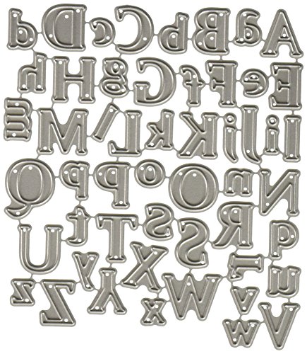 Tattered Lace Metal Die Retro Alphabet - Uppercase