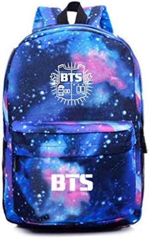 Venaster Starry Sky Backpack, Unisex School Bag Travel Bag Canvas Rucksack Satchel Hiking Bag Galaxy Knapsack