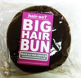 Hair-so? Massive 6 Inches Wide Big Hair Bun Extra Large Hair Doughnut Donut Bridal Wedding Hollywood Hair Style Bun Ring - Choose Colour- Brown, Black or Blonde (Brown)