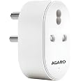 AGARO Regency 16A Wi-Fi Smart Plug with Energy Monitoring & App Control, Compatible with Alexa & Google Assistant, Voice Cont