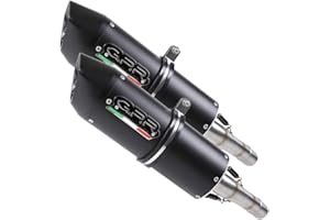 GPR Italien Doppelendrohr zugelassen mit Verbindungsstück für Kawasaki Z 1000 2007/09 Furore