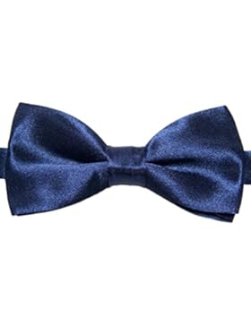 KINDERFLIEGE BLAU STAHLBLAU SATIN SEIDEN-OPTIK☆mit DOPPELFLÜGEL☆BLAUE KINDER FLIEGE SCHLEIFE zum ANZUG SMOKING...