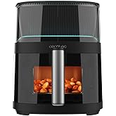 Cecotec Freidora de Aire sin Aceite de 5 L Cecofry Neon 5000 Air Fryer. 1500W, Spray de Agua, Ventana, Luz Interior, Tecnolog