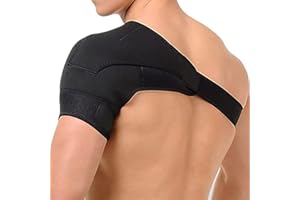 SOLO ACTFIT Hombrera Ajustable Apoyo de Hombro de Transpirable Neopreno para Protección de lesiones de Dolor Rotato Recuperación de Lesiones Deportivas para Hombro Izquierdo y Derech