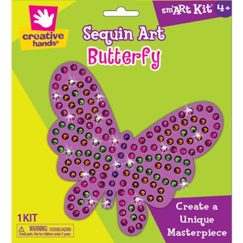 Preisvergleich Produktbild Pailletten Mosaik Kit Macht, Design Butterfly 1