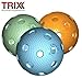 Produktbild TRIX Unihockey / Floorball Ball 3er Pack MATCHBALL COLOR MIX