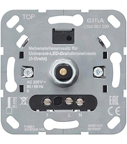 thumbnail: GIRA S3000 Uni-LED Dimmer Comfort 2-fase Inzet - 540200