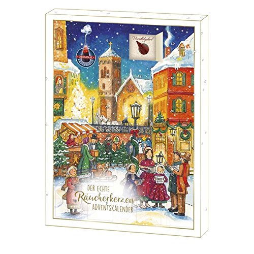 Preisvergleich Produktbild Der echte Räucherkerzen-Adventskalender: 24 verschieden duftende Räucherkerzen