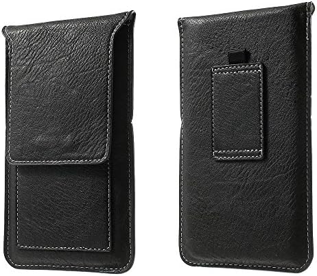 VERTICAL LEATHER BELT LOOP CARD CASE POUCH for ALL 5.5/5.7" SCREEN PHONES Inc- IPHONE 7 PLUS / 6-6S PLUS, SAMSUNG GALAXY S7 EDGE / S6 EDGE+ / NOTE 7, 5, 4, 3, 2 / J7 / A7 / On7 / ASUS ZENFONE 2 ZE551ML / ZENFONE 3 ZE552KL / LUMIA 950 XL / 640 XL / SONY XPERIA Z5 PREMIUM / LG G5 - G5 SE / STYLUS 2 / STYLO 2 / G FLEX 2 / NEXUS 5X / G VISTA 2 / HUAWEI NEXUS 6P / P9 PLUS / HONOR 5A / G7 PLUS / HTC DESIRE 830 - 825 - ONE X9 - 828 - E9S - 820 / XIAOMI REDMI PRO / REDMI NOTE 3 - 4