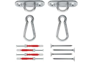 MAMOI® Ceiling hook, Heavy duty bracket, Attachment and hanging accessories for baby swing, swing chair and hammock, Ceiling mount and punch bag hooks