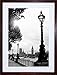 Produktbild PHOTO DT RIVER THAMES BIG BEN SOUTH BANK B&W FRAMED PRINT F12X3241