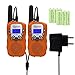 Produktbild Upgrow RT-388 Walkie Talkie für Kinder Funkgerät mit Akkus Aufladbar Kinder Funkgerät Funk Handy, 8 Kanäle mit LCD-Display, Reichweite 3Km (Orange)