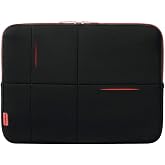 Samsonite Airglow 15,6 in&ccedil; Laptop Kol &Ccedil;antası, siyah/kırmızı, 40 cm, Tekerlekli Bilgisayar &Ccedil;antası