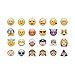 Tattify Assorted Smiley Emoji Temporary Tattoos - Emojis 01 (2 Sheets)