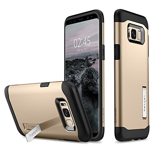 Spigen SGP Funda Slim Armor Champagne Gold para Galaxy S8 reviews Spigen SGP Funda Slim Armor Champagne Gold para Galaxy S8