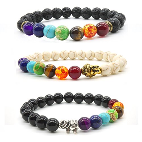 Floatdream Chakra Set Armband & Halskette - Kristall Schmuck Für Energie