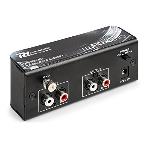 El PDX010 es un preamplificador de Phono para poder conectar giradiscos a una entrada linea de amplificador