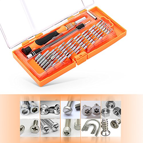 Schraubendreher Set , Topop 58 in 1 mit 54 Bits Magnetische Schraubendreher Set Schraubenzieher Werkzeugsortiment Werkzeugkoffer für Handy, Tablet, PC, MacBook, Uhr etc. - 3