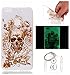 Produktbild Hülle Leuchtende Huawei P10 Lite 5.2 Zoll Silikon Etui Handy Hülle Weiche Transparente Luminous TPU Back Case Tasche Schale Leuchten In Der Nacht Für Huawei P10 Lite 5.2 Zoll + Schlüsselanhänger (P) (6)