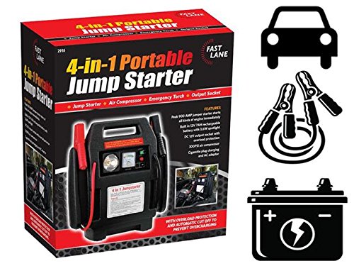 LETTUCE EAT® 4 IN 1 PORTABLE JUMP STARTER AIR COMPRESSOR 2935