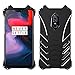 Produktbild Simicoo OnePlus 6 Hülle Armor Hybrid Aluminium Metall Slate Bumper Militär Starkes Schraube Hybrid Heavy Duty Schutz Cover Handyhüll für OnePlus 6 (Black)