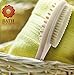 Bath Blossom Natural Bristle Body Brush - Exfoliating Scrub Brush - Effective For Wet And Dry Body Brushing - Long Handled -Suitable For Men And Women
