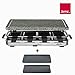 Produktbild Spring Raclette 8 Edelstahl mit Granitstein und Alu Grillplatte für 8 Personen vom autorisiertem Fachhändler
